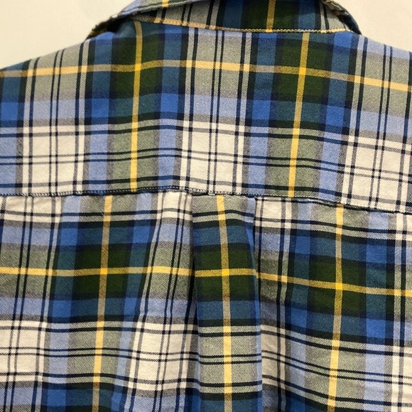 Men’s size large Arrow Plaid Button-Up Shirt cotton blend - Picture 7 of 14